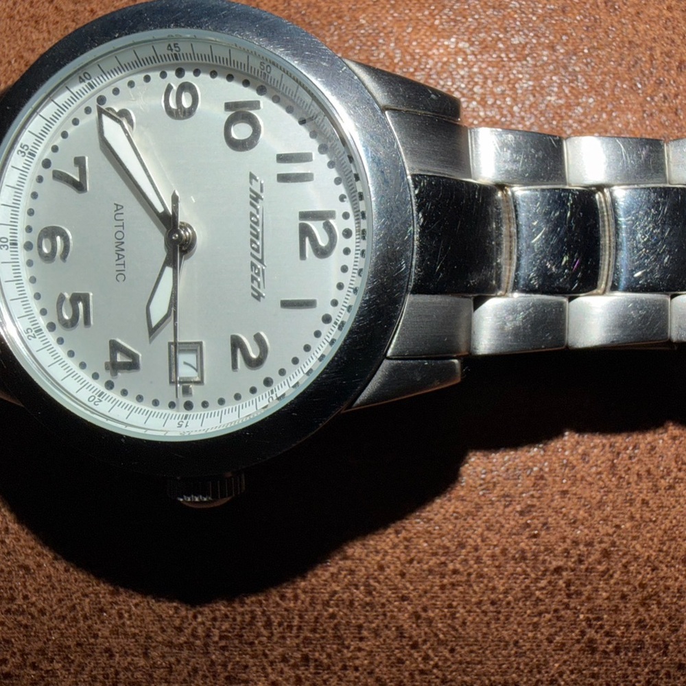 Chronotech Men's Stainless Steel Vintage Automatic Watch - Picture 8 of 10